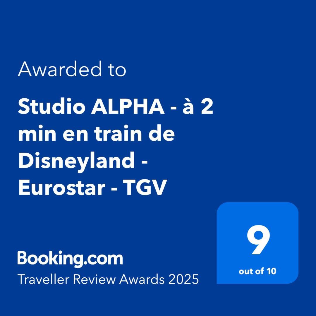 Studio Alpha - 2Min By Train To Disneyland Or 20Min Walk - 5Min Walk To "Val D'Europe" Station Montévrain Dış mekan fotoğraf